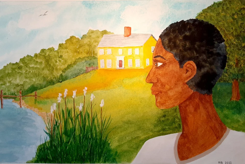 Lilly, an enslaved woman of Smith’s Castle as portrayed by Mark Burnham