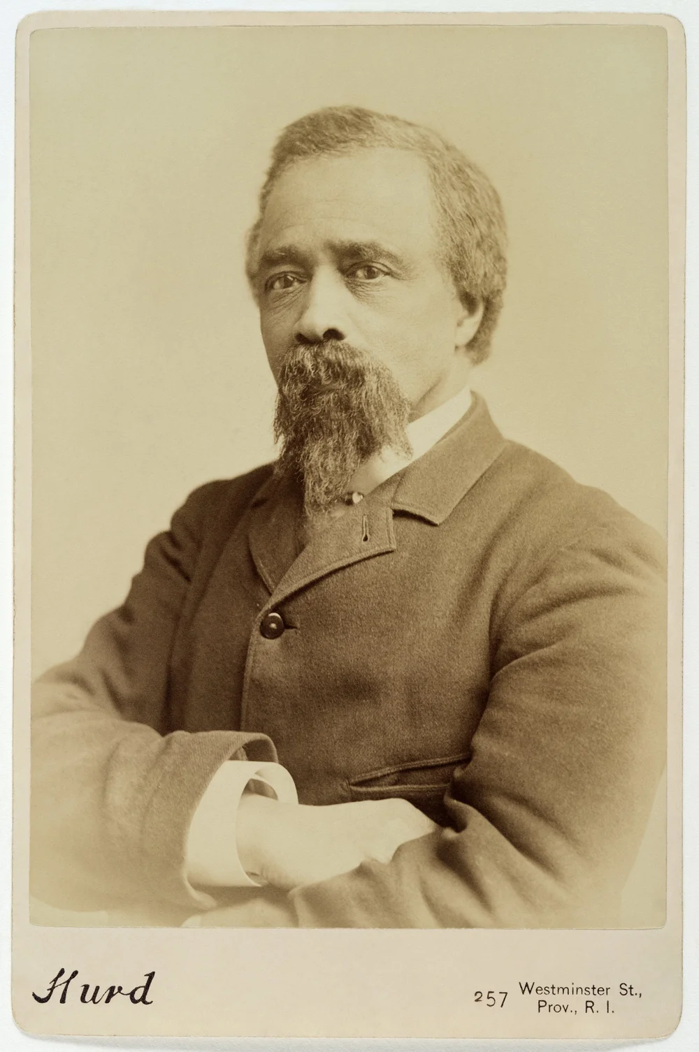 Photograph of Edward Mitchell Bannister, Providence, circa 1870
