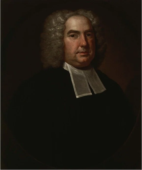John Smibert, Portrait of Reverand James MacSparran, 1735, oil on canvas, 30 x 25 in.