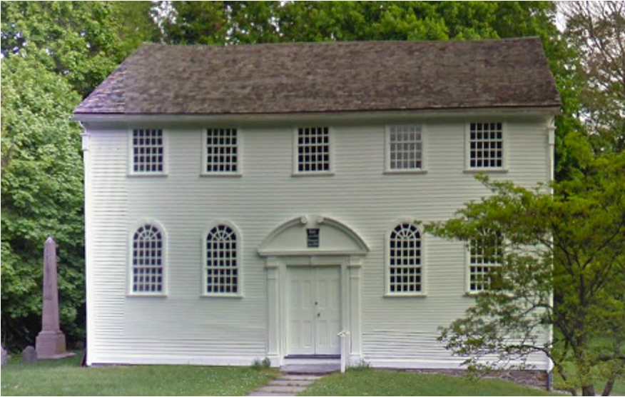 “Olde Narragansett Church or Wickford’s St. Paul’s Church, built 1707.