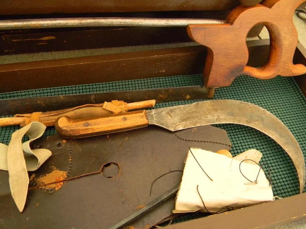 18th century Surgeon’s tools Courtesy of Dan Newman