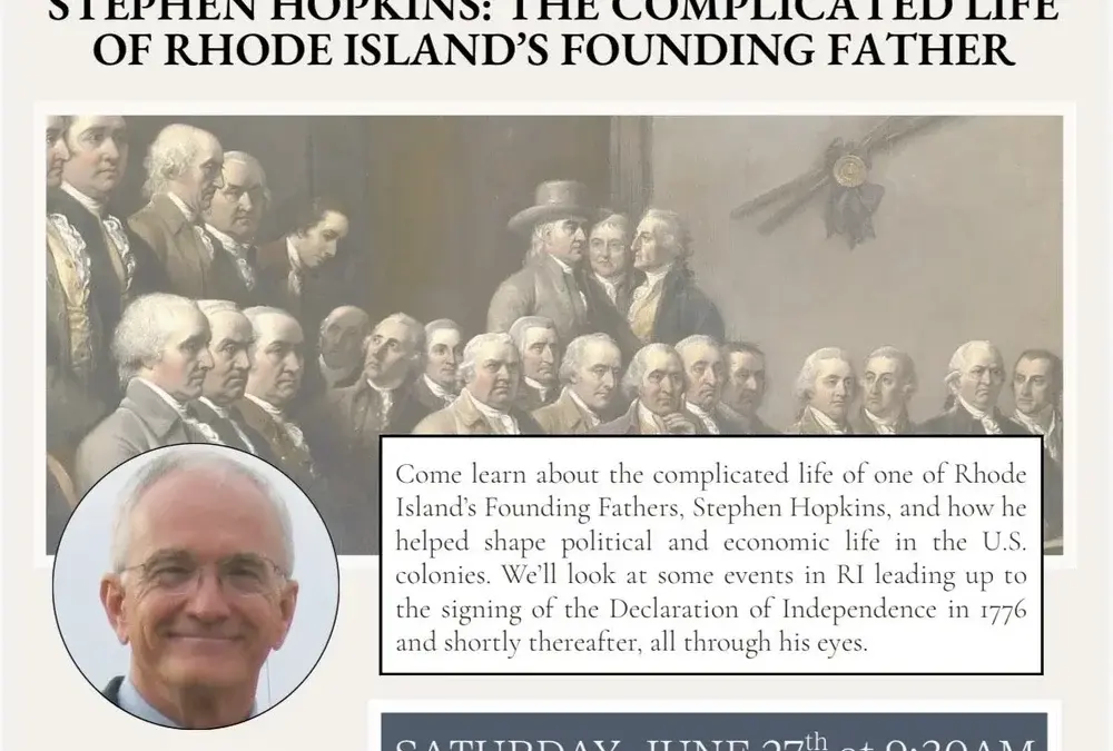 Stephen Hopkins Breakfast Talk