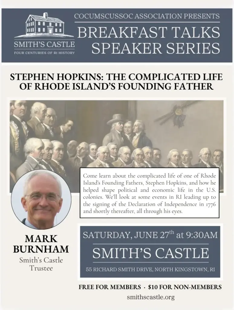 Stephen Hopkins Breakfast Talk