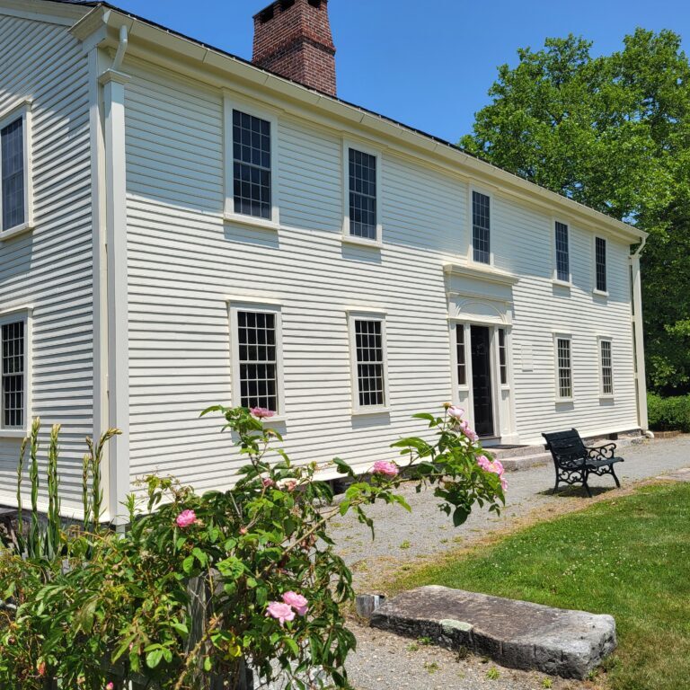 Smiths castle - rose view of front